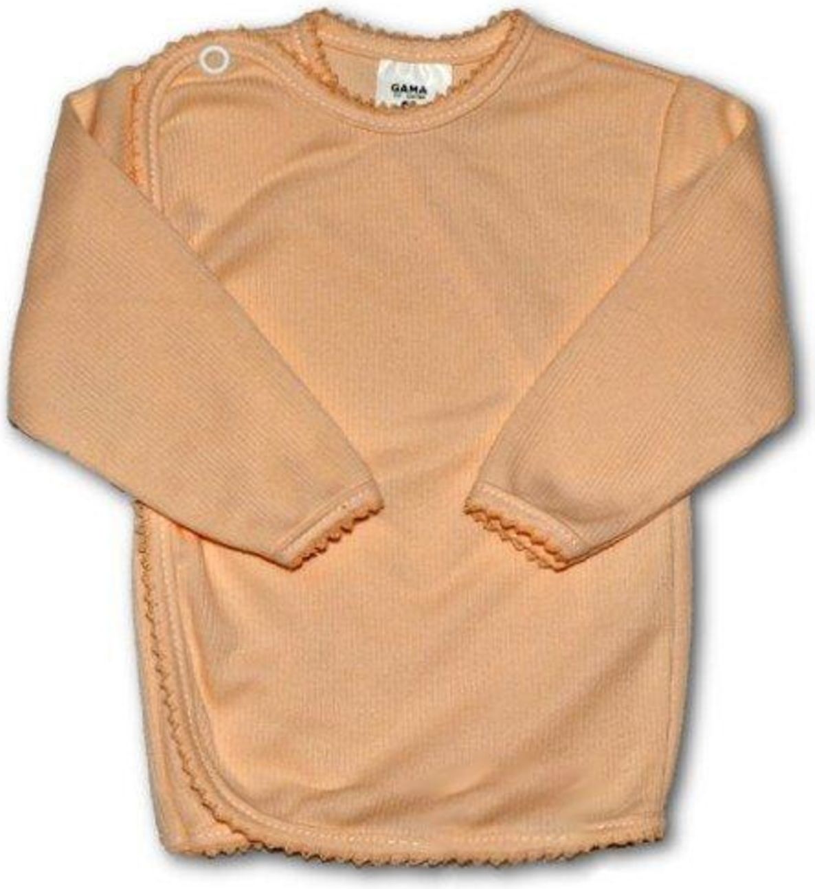Kojenecká košilka proužkovaná New Baby oranžová - 68 (4-6m) - obrázek 1