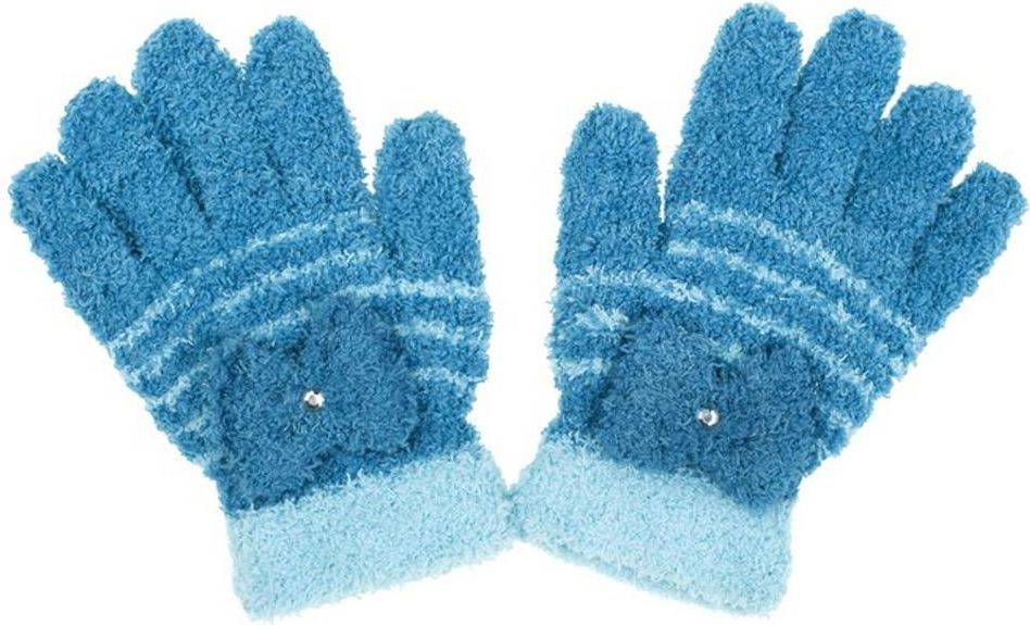 Dětské zimní rukavičky New Baby světle modré - Dětské zimní froté rukavičky New Baby světle modré - obrázek 1