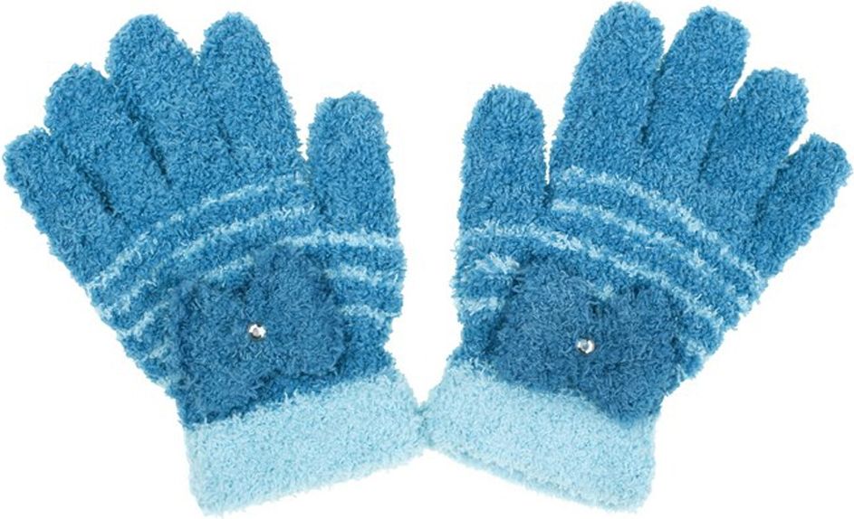 Dětské zimní froté rukavičky New Baby světle modré - 110 (4-5r) - obrázek 1