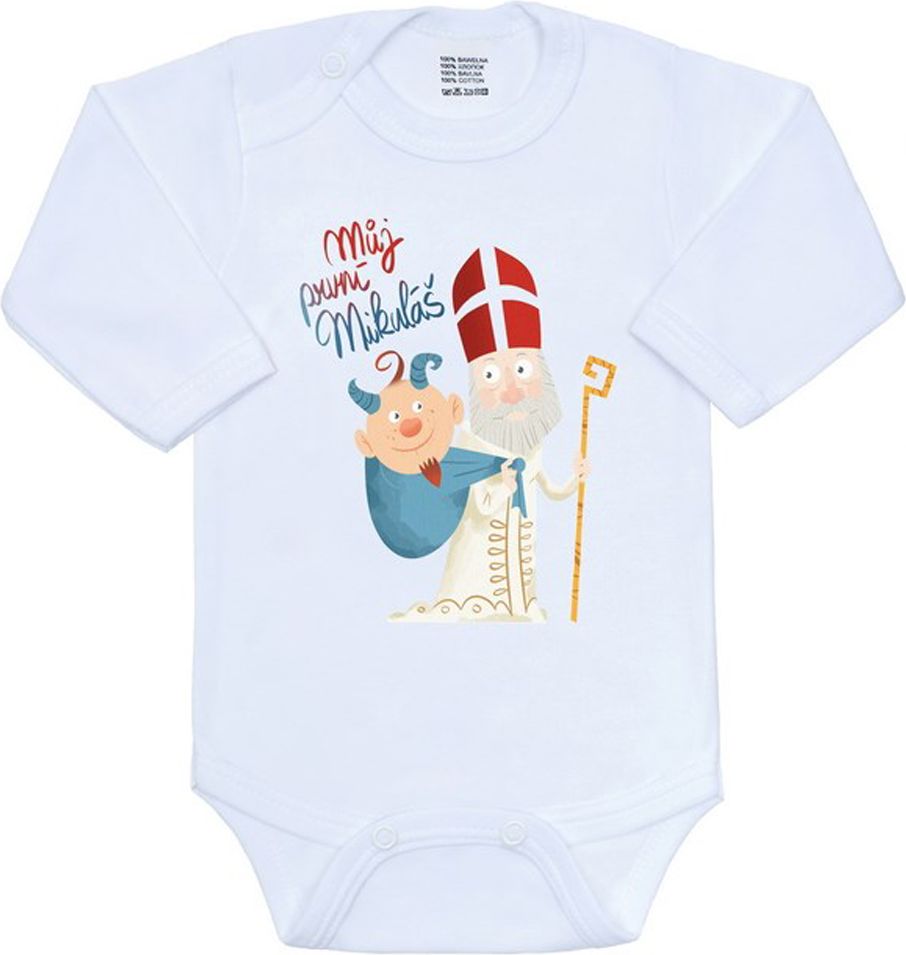 Body s potiskem New Baby Můj první Mikuláš - 50 (0 m) - obrázek 1