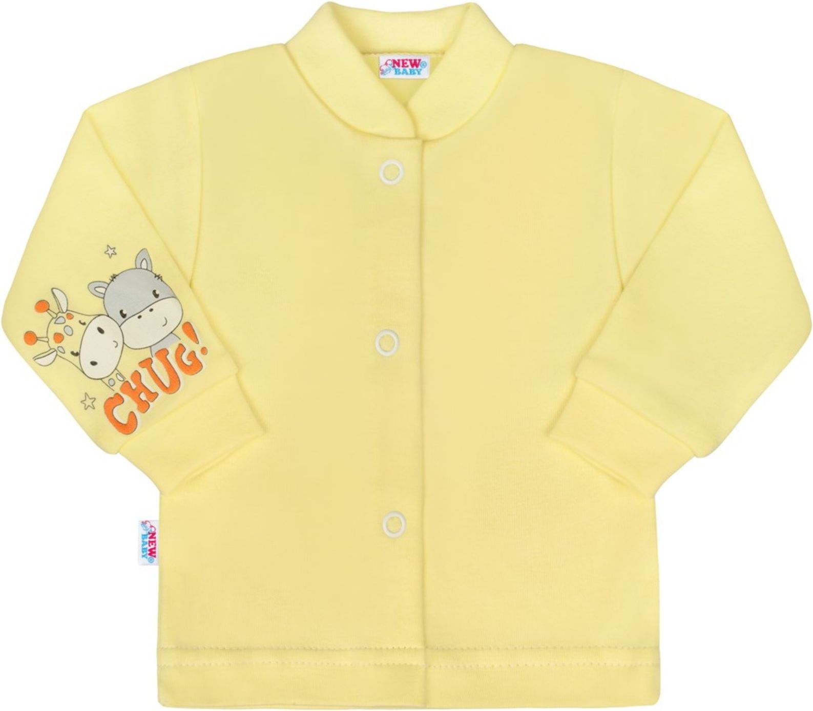 Kojenecký kabátek New Baby chug žlutý - Kojenecký kabátek New Baby chug žlutý - obrázek 1