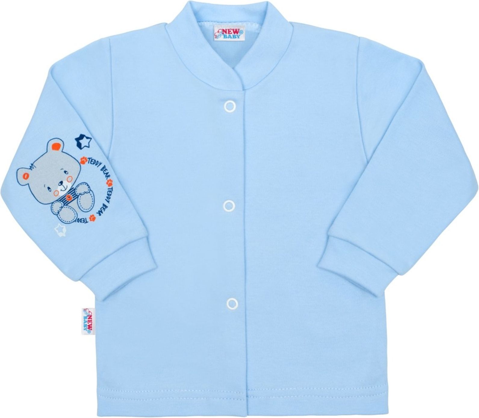 Kojenecký kabátek New Baby teddy modrý - Kojenecký kabátek New Baby teddy modrý - obrázek 1