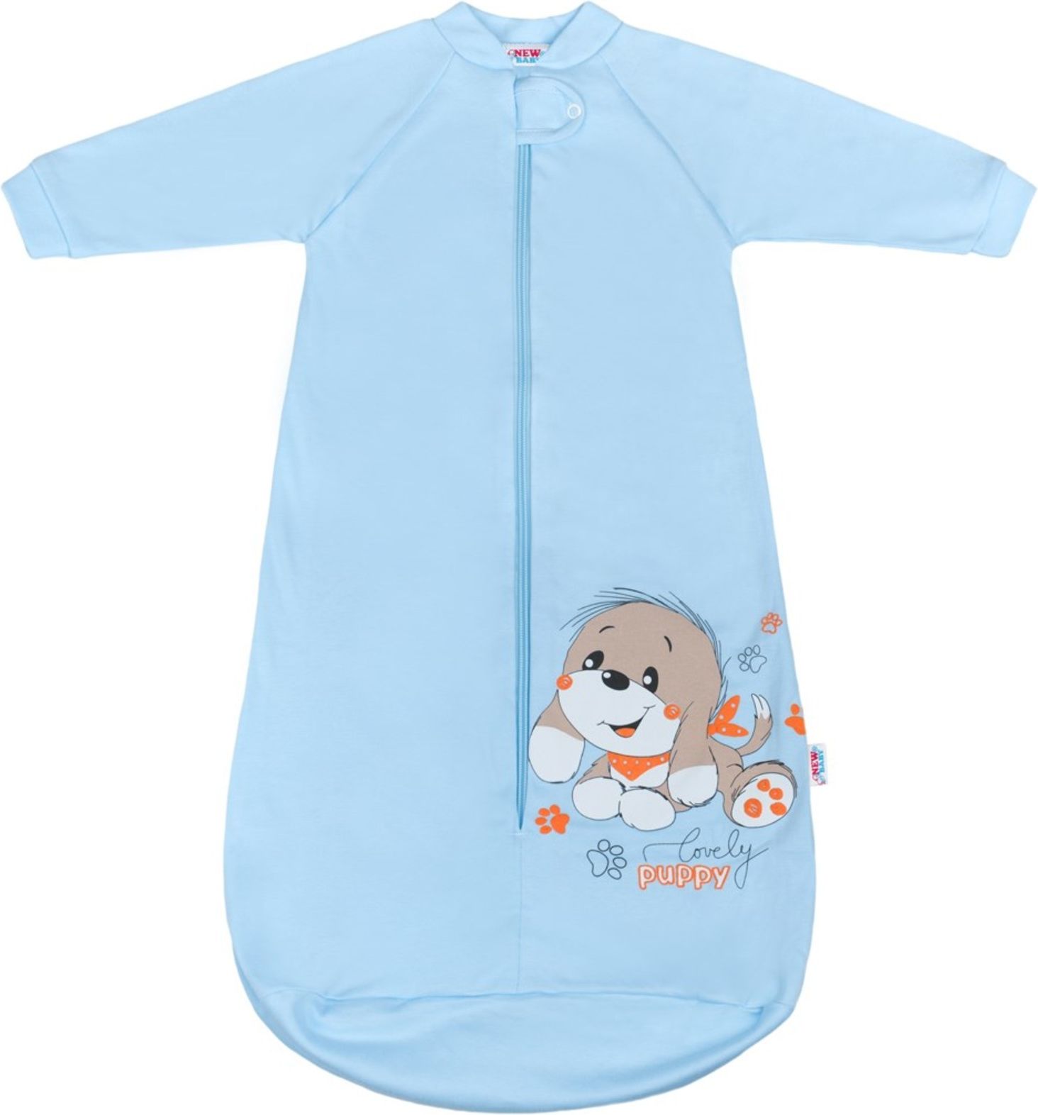 Kojenecký spací pytel New Baby pejsek modrý - 80 (9-12m) - obrázek 1