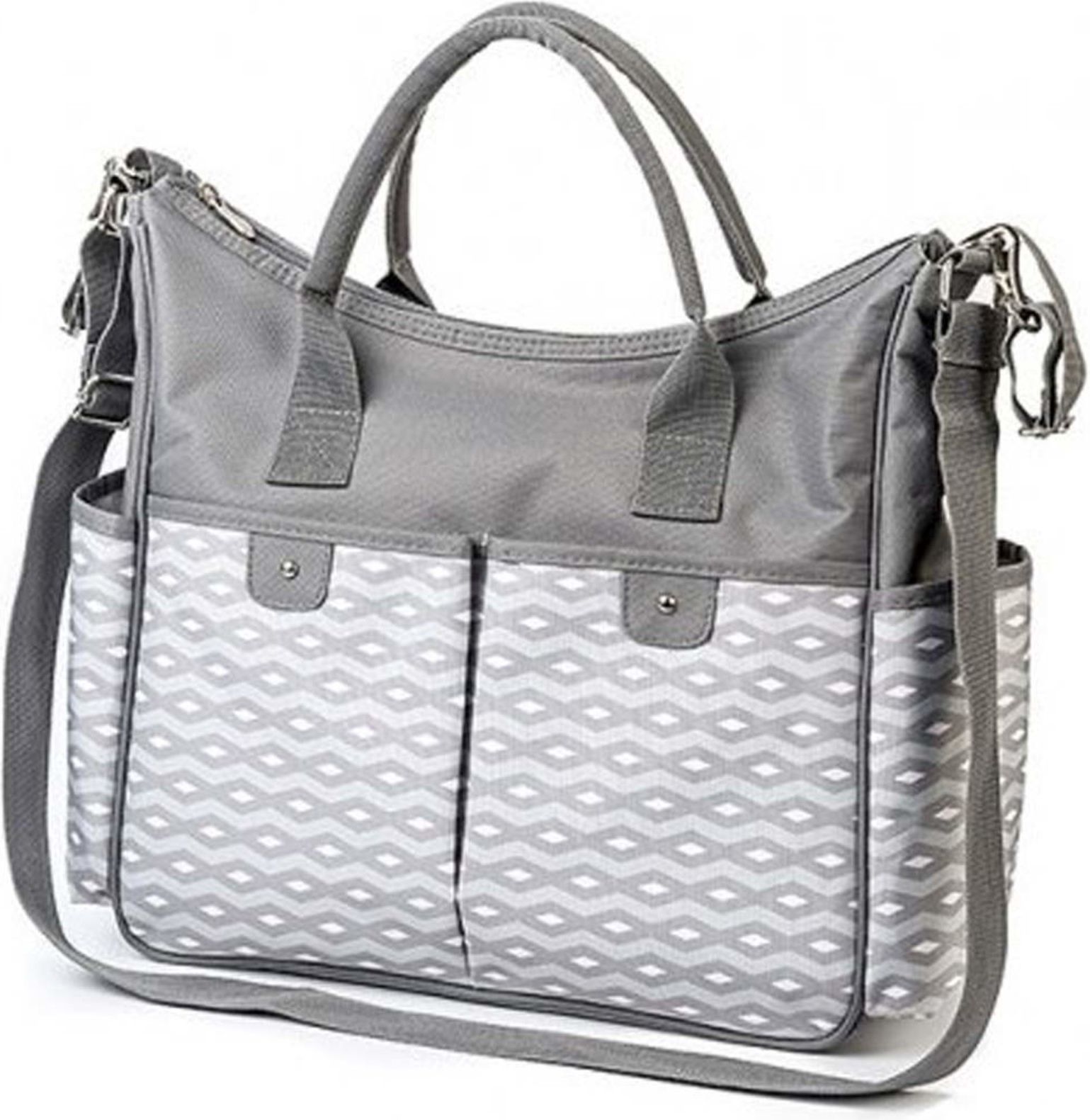 Stylová taška na kočárek BASIC SO CITY Baby Ono světle šedá - obrázek 1