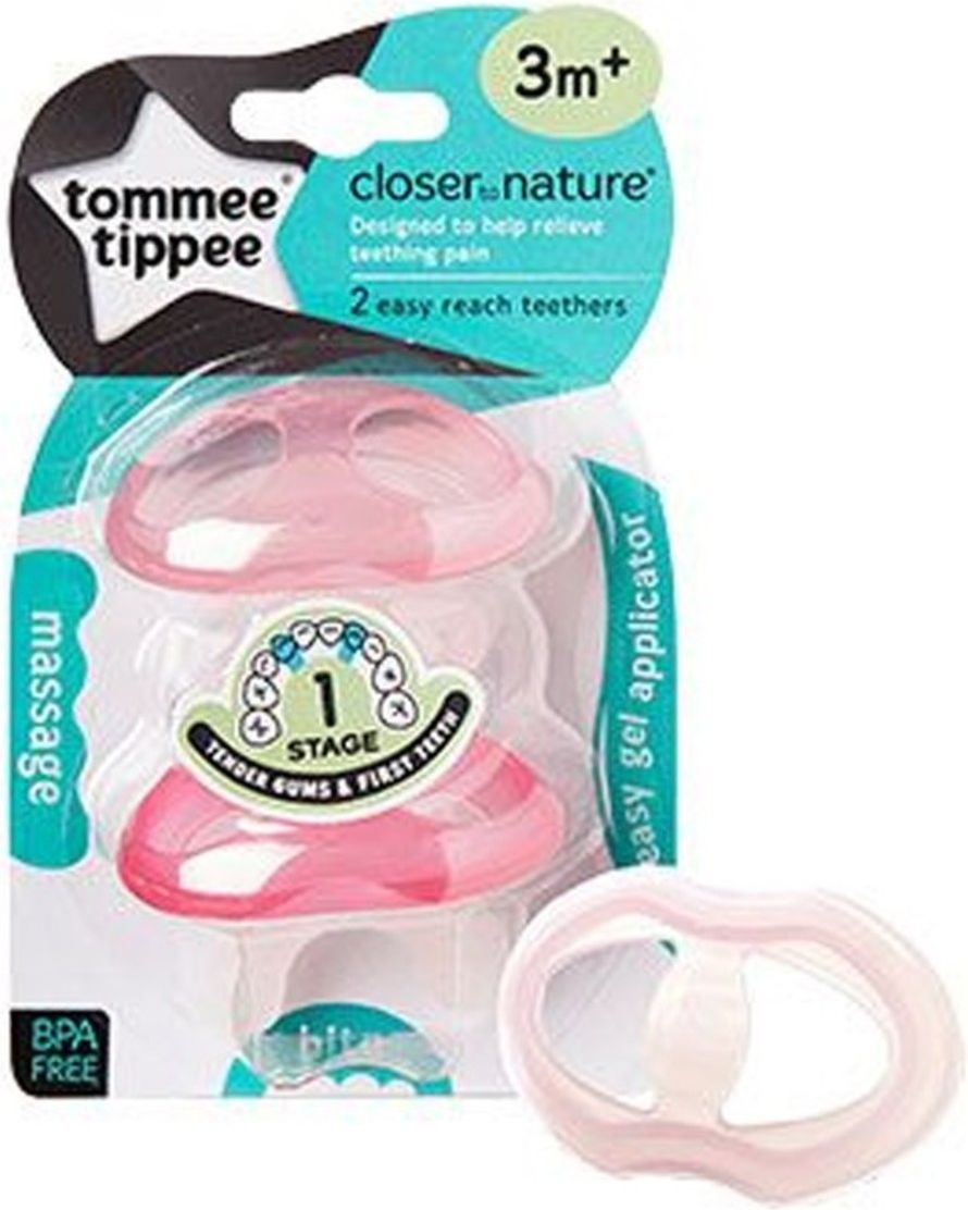 Chladící kousátko Tommee Tippee 2 ks růžové - obrázek 1