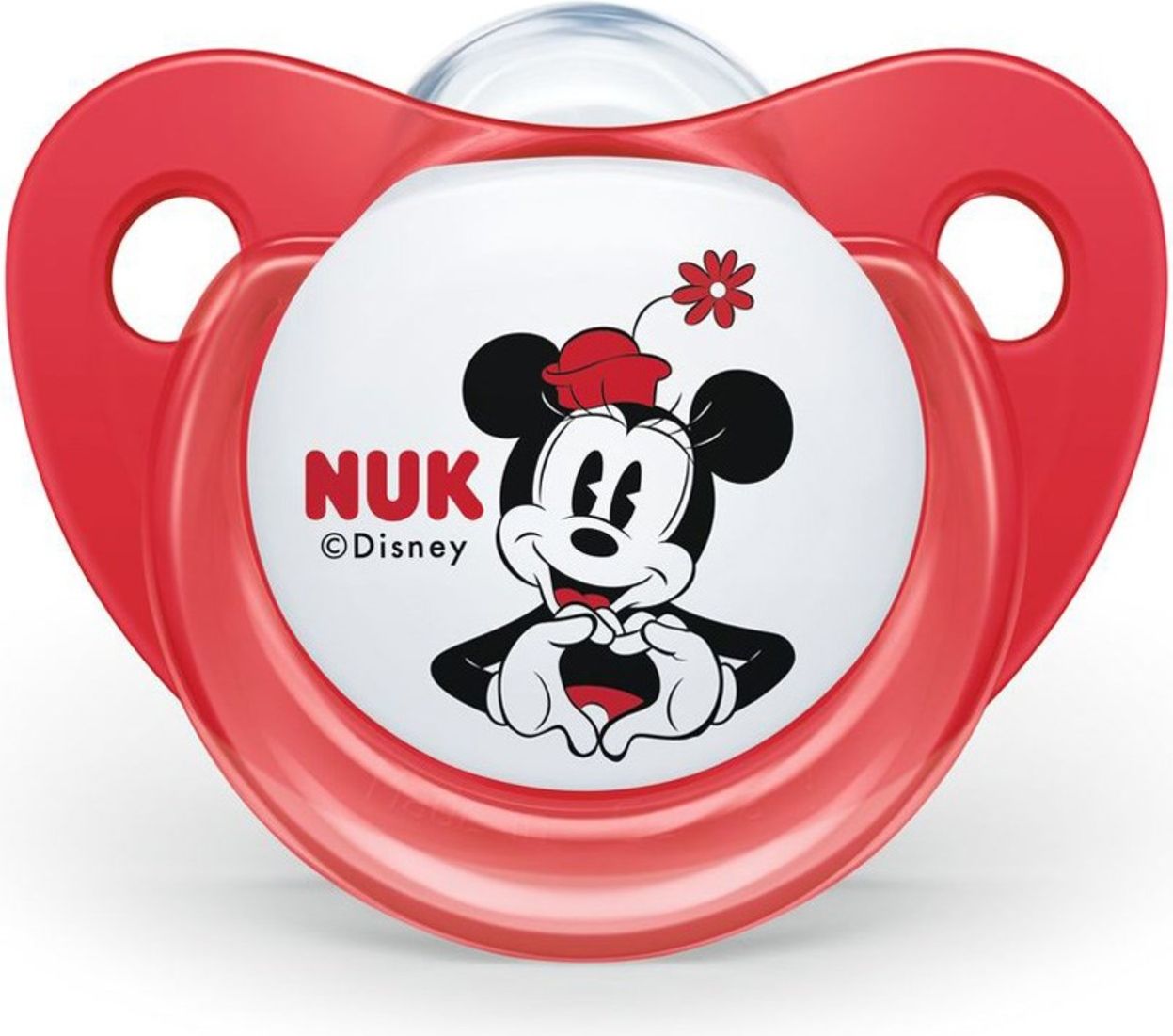 Šidítko Trendline NUK Disney Mickey Minnie červené - 0-6 m - obrázek 1