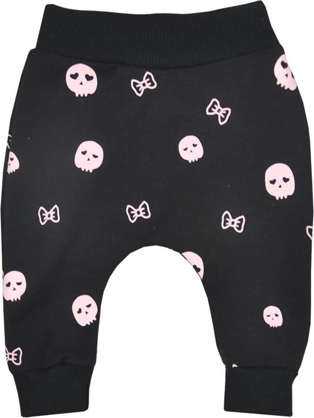 Kojenecké tepláčky Koala Baggy černo-růžové - Kojenecké tepláčky Koala Baggy černo-růžové - obrázek 1
