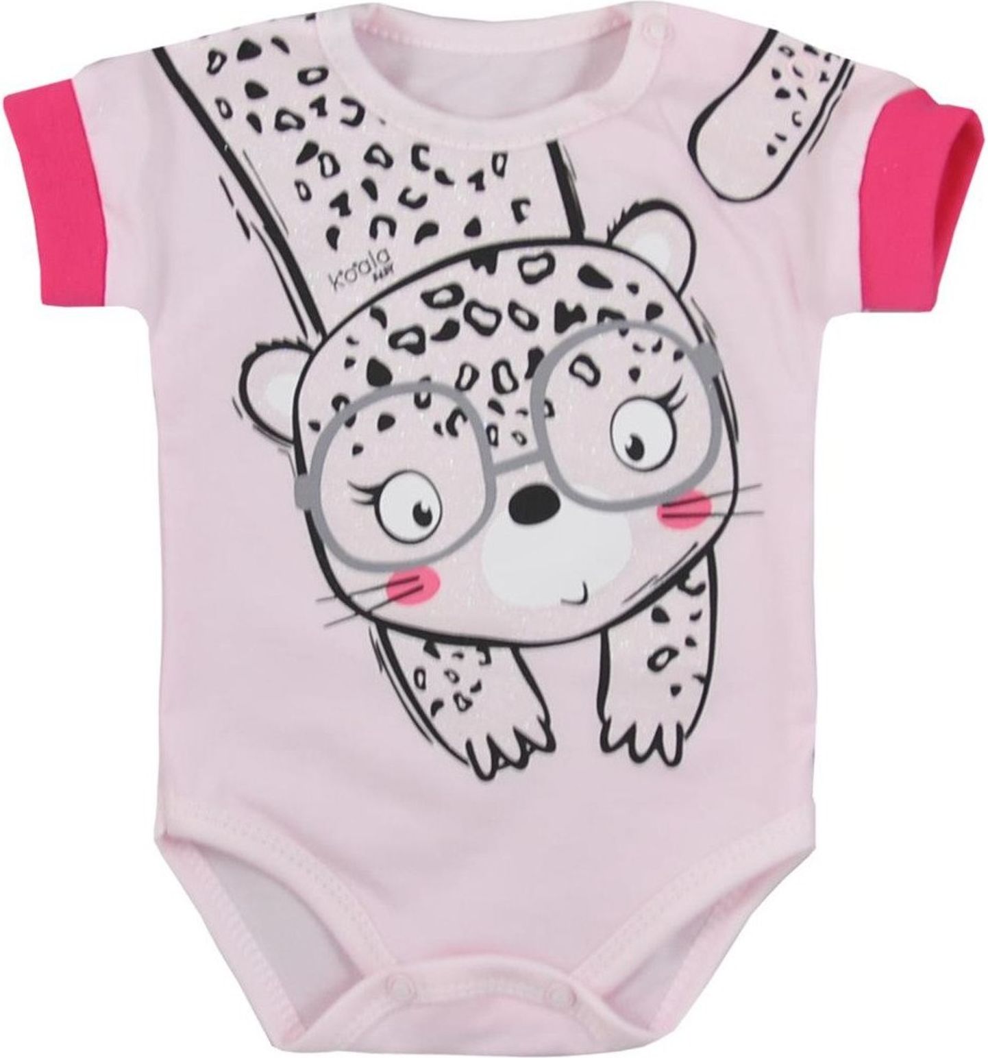 Kojenecké letní body Koala Sara růžové - Kojenecké letní body Koala Sara růžové - obrázek 1