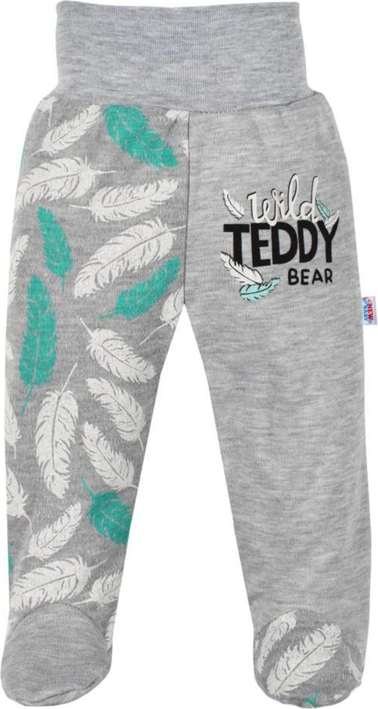 Kojenecké bavlněné polodupačky New Baby Wild Teddy - Kojenecké bavlněné polodupačky New Baby Wild Teddy - obrázek 1