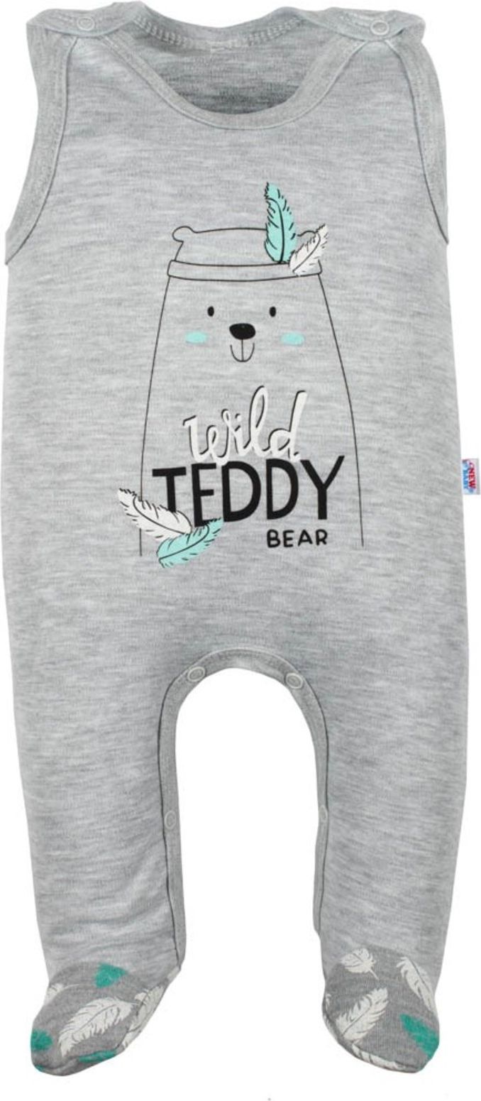 Kojenecké bavlněné dupačky New Baby Wild Teddy - Kojenecké bavlněné dupačky New Baby Wild Teddy - obrázek 1