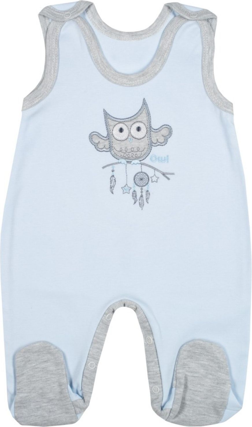Kojenecké dupačky New Baby Owl modré - Kojenecké dupačky New Baby Owl modré - obrázek 1