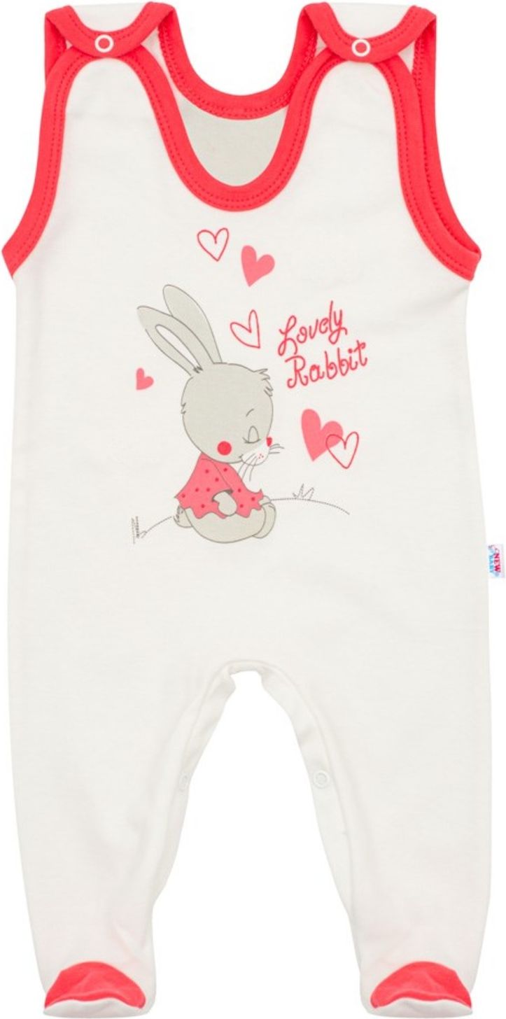 Dětské dupačky New Baby Lovely Rabbit růžové - Dětské dupačky New Baby Lovely Rabbit růžové - obrázek 1