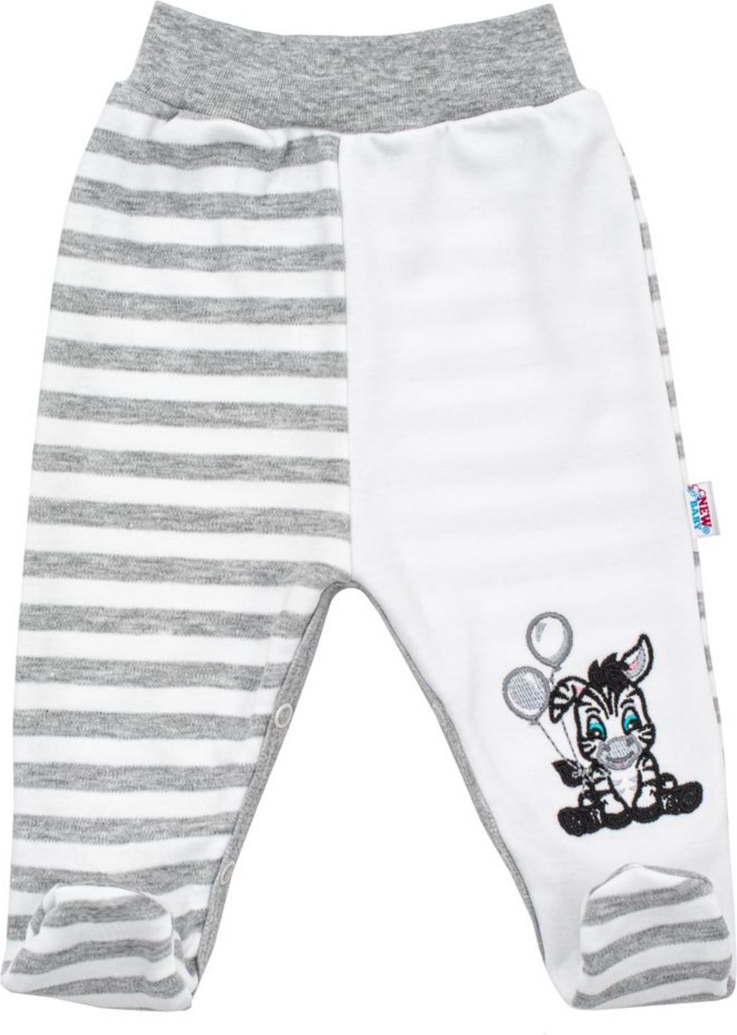 Kojenecké bavlněné polodupačky New Baby Zebra exclusive - Kojenecké bavlněné polodupačky New Baby Zebra exclusive - obrázek 1