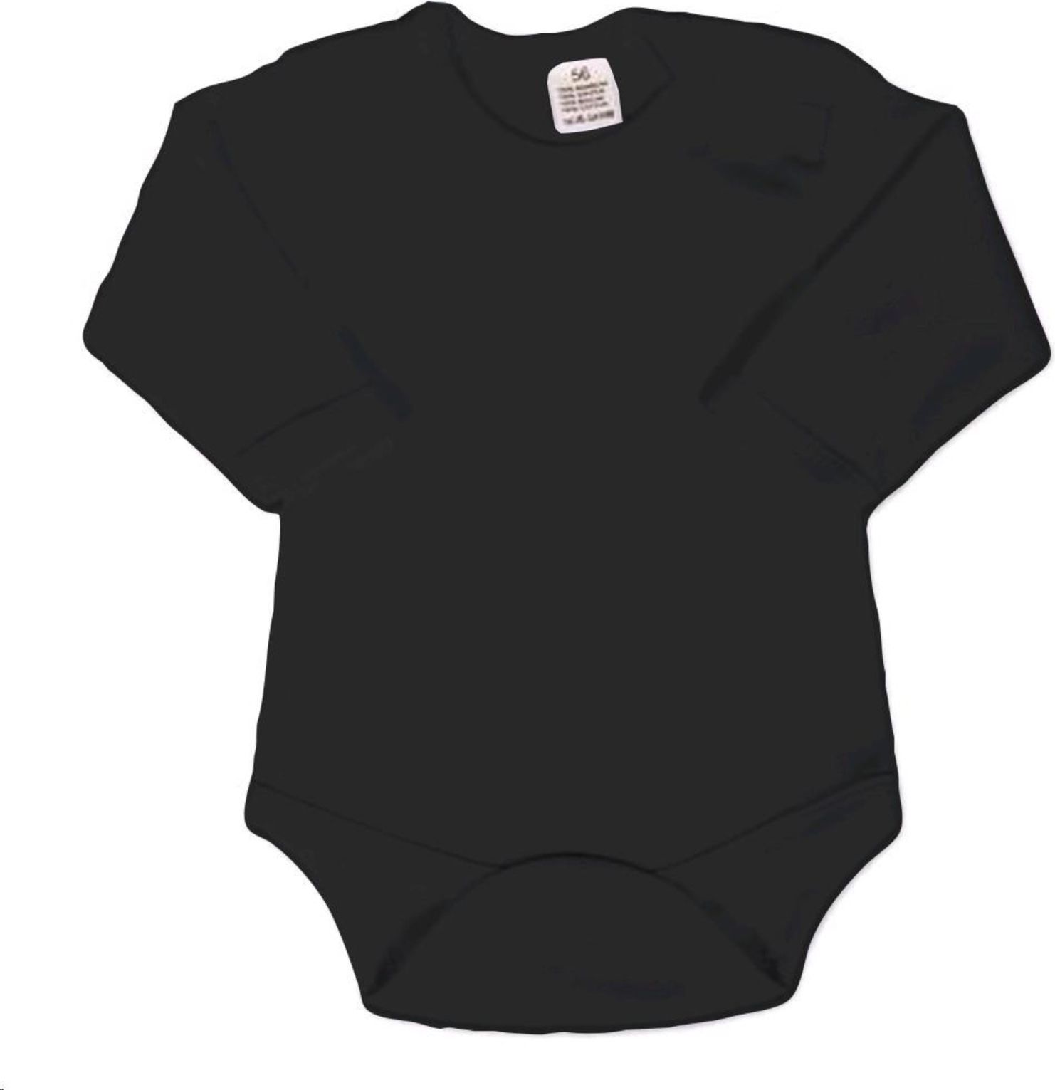 Body dlouhý rukáv New Baby - černé - Body dlouhý rukáv New Baby - černé - obrázek 1
