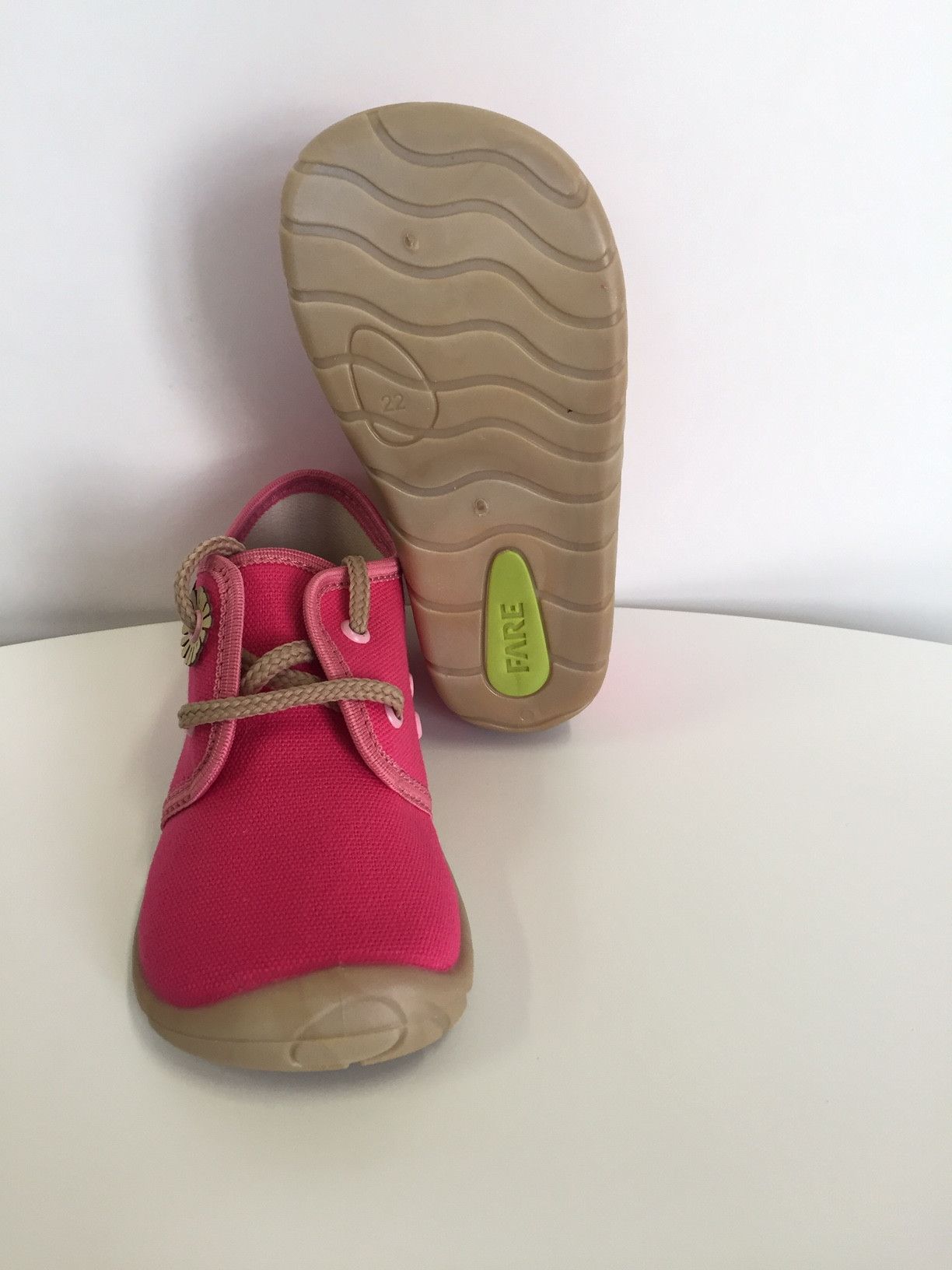 Barefoot první botičky FARE BARE 5011451 růžové Velikost: 22 - obrázek 4