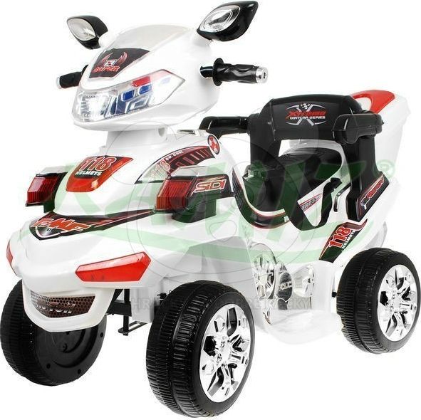 Dětská elektrická čtyřkolka R/C F918 - modrá - obrázek 6