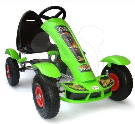 Šlapací čtyřkolka Go-Kart F618 - černá - obrázek 5