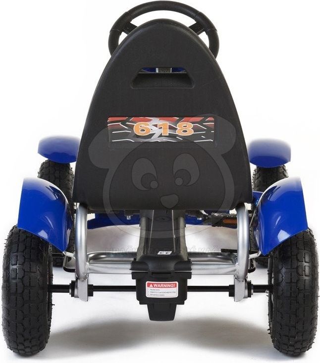Šlapací čtyřkolka Go-Kart F618 - modrá - obrázek 6