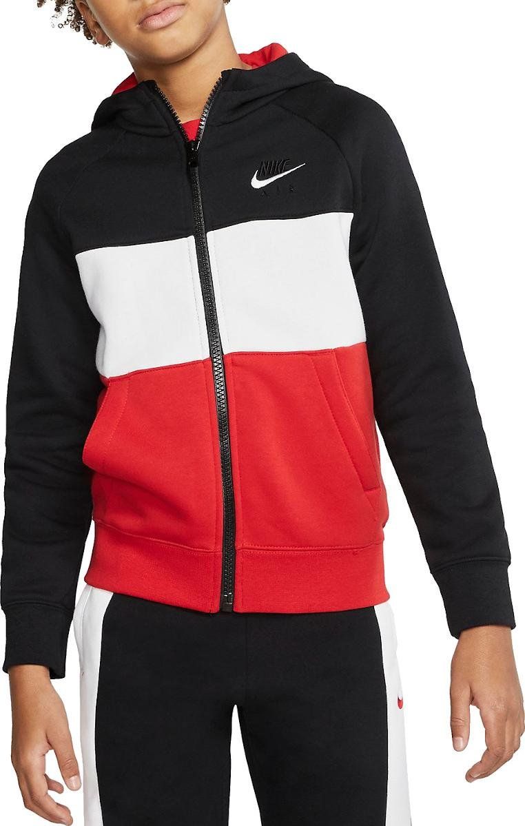 Mikina s kapucí Nike B NSW AIR FZ cj7855-011 Velikost XL - obrázek 1