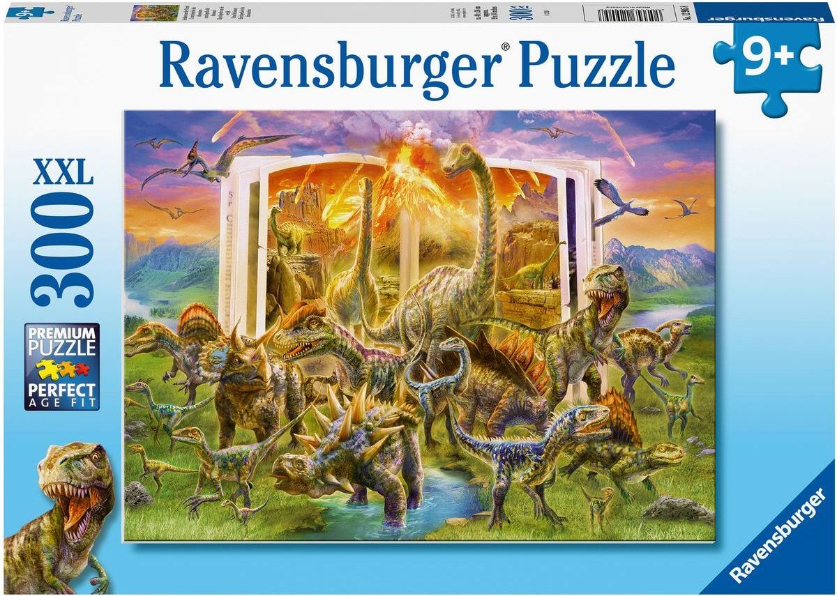 Ravensburger puzzle 129058 Encyklopedie dinosaurů 300 XXL dílků - obrázek 1
