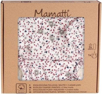 Mamatti Látková plenka EKO sada - kalhotky + 2 x plenka, vel. 5 - 14 kg, Mouse - obrázek 2