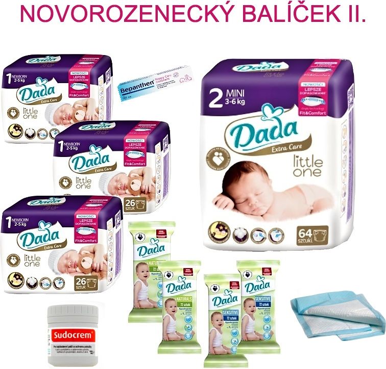 Plenky Dada Extra Care II. novorozenecký balíček 16 ks - obrázek 1