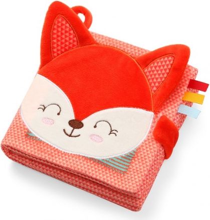 BabyOno Senzorická textilní knížka Fox Vincent - obrázek 1