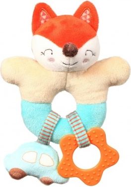 BabyOno Plyšové chrastítko s kousátkem - Fox Vincent - obrázek 1