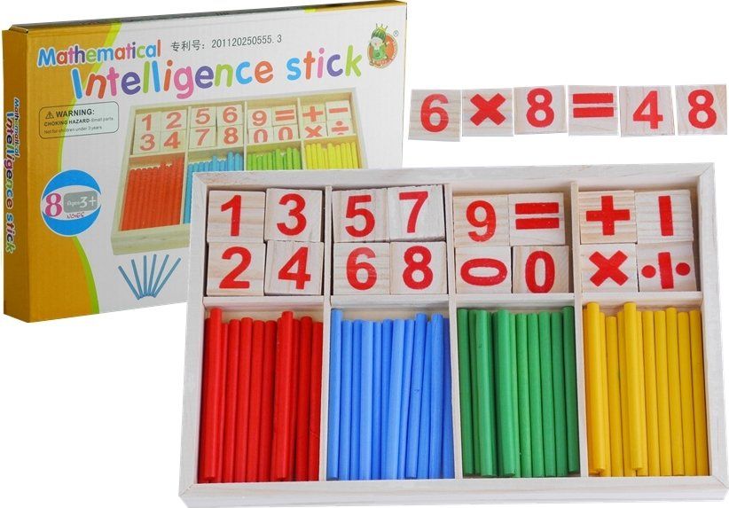 Mamido Dřevěná matematická sada pro děti L3693 - obrázek 1