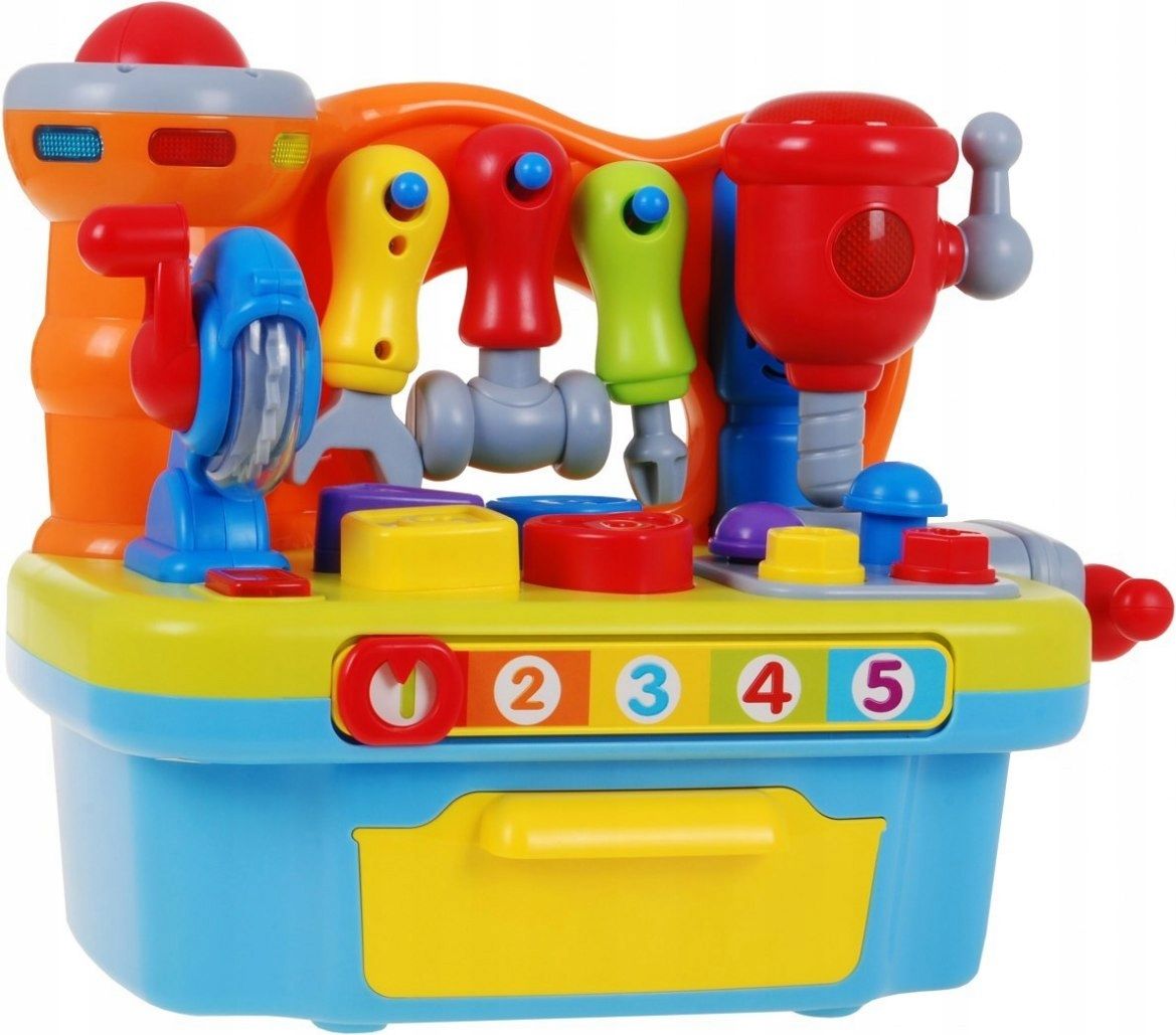 Mamido Multifunkční kufřík s nářadím pro nejmenší Huile Toys 552 - obrázek 1