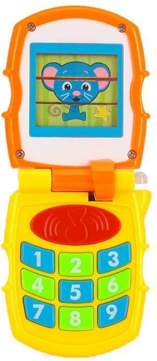 Mamido  Interaktivní zvukový telefon, hraje a bliká  766 - obrázek 1