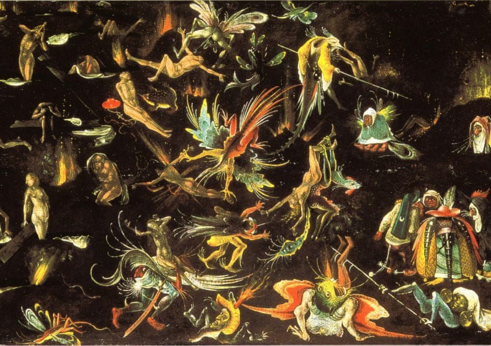 Grafika Puzzle 1000 dílků Jérôme Bosch : The Last Judgment (triptych fragment - obrázek 1