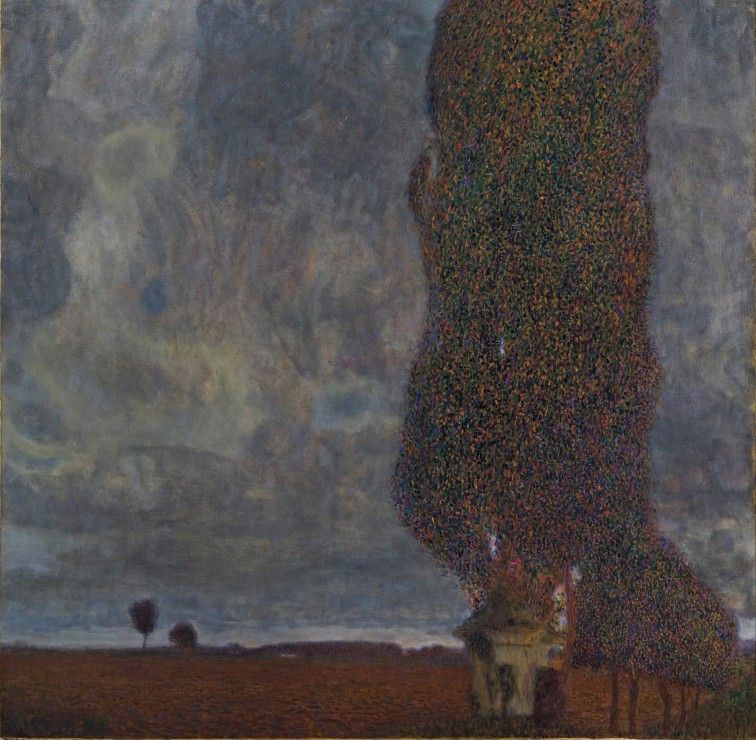 Grafika Puzzle 1500 dílků Gustav Klimt : Le Grand Peuplier II - 1902 - obrázek 1