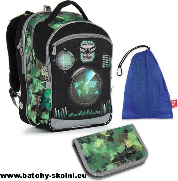 Školní batoh Topgal 3 dílný set Medium CHI 883 E špión - Doprava Zdarma - obrázek 1