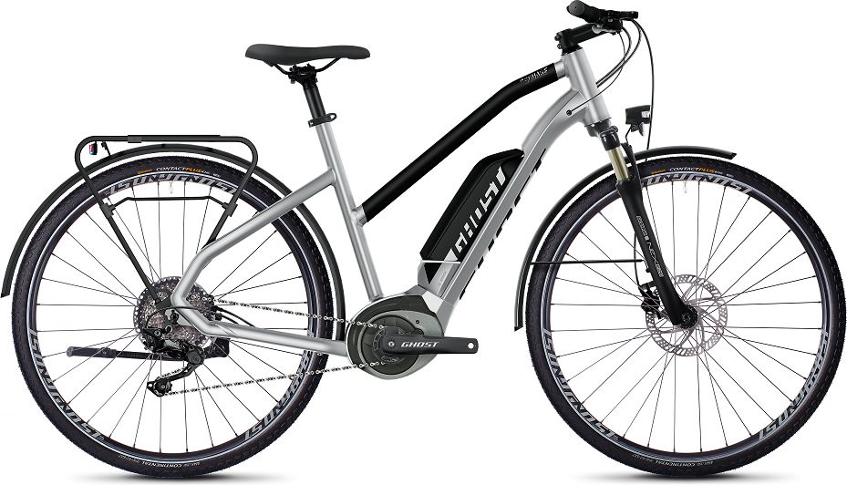 Ghost Hybride Square Trekking B2.8 Ladies 28" - model 2020 Iridium Silver / Jet Black - S (18,5") - obrázek 1