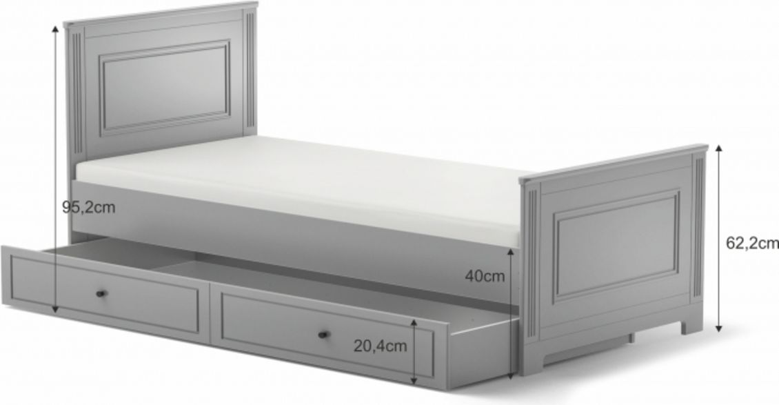 Dětský pokoj INES GREY II skříň - obrázek 9