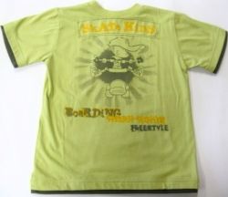 Tričko dětské krátký rukáv - SKATE KIDS zelené - vel.122 - obrázek 2