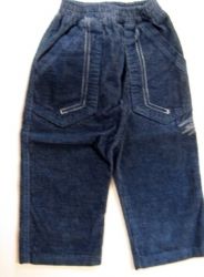 Kalhoty dětské chlapecké - MANŽESTR modré - vel.86 - obrázek 1