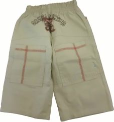 Kalhoty dětské bavlna - ORIGINAL MARIENES béžové - vel.104 - obrázek 2