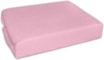 Prostěradlo do postýlky Scarlett - FROTÉ růžové - 120x60cm - obrázek 1