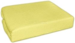 Prostěradlo do postýlky NewBaby - FROTÉ žluté - 120x60cm - obrázek 1