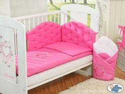 Deka dětská CHIC - SRDCE tmavě růžová - My Sweet Baby - 72x100cm - obrázek 2