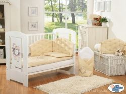 Deka dětská CHIC - SRDCE béžová - My Sweet Baby - 72x100cm - obrázek 2