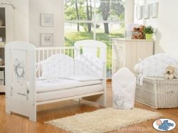 Deka dětská CHIC - SRDCE bílá - My Sweet Baby - 72x100cm - obrázek 2