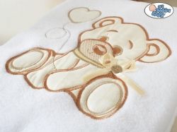 Deka dětská -  MÉĎA S MAŠLÍ smetanová - My Sweet Baby -  72x100cm - obrázek 2