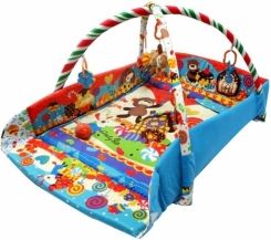 Deka hrací obdélníková - MEDVÍDEK barevná - BabyMix - obrázek 1
