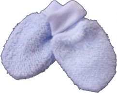 Rukavičky kojenecké LUNA modré - vel.0-3měs. - obrázek 1