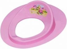 Sedátko dětské - adaptér na WC plast ŽELVA růžové - obrázek 1