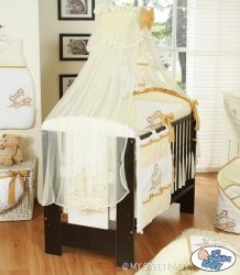 Moskytiéra nad postýlku šifonová - MÉĎA BARNABÁŠ smetanová - obrázek 1