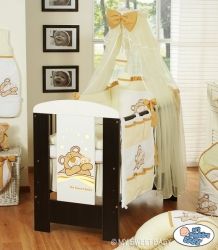 Moskytiéra nad postýlku šifonová - MÉĎA BARNABÁŠ smetanová - obrázek 3